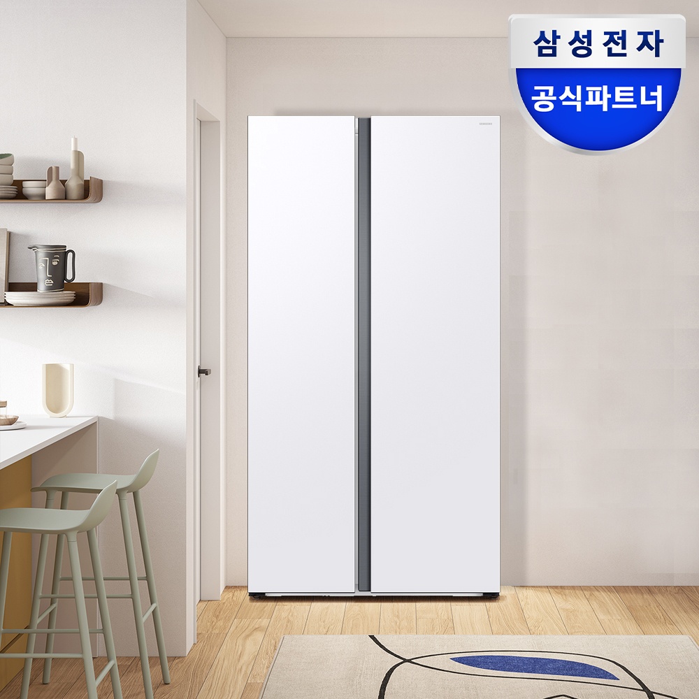 삼성 양문형 냉장고 RS84DG5002WW 852리터 2도어 스노우화이트 사용 후기