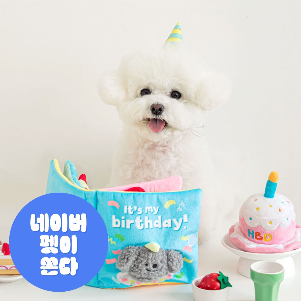 강아지 책 노즈워크 생일파티 장난감 케이크, 반려견에게 꼭 필요해요